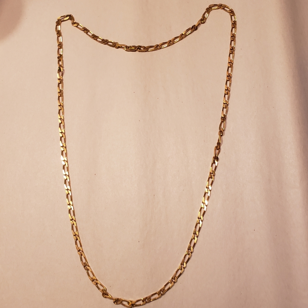 Vintage Monet Goldtone Curb Chain 34 Inches Long